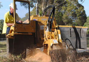 Stump-grinding